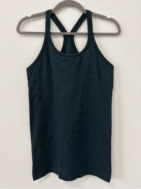 Lululemon Ebb to Street Tank Top Sz 10 B/C Cup Indochine Blue EUC